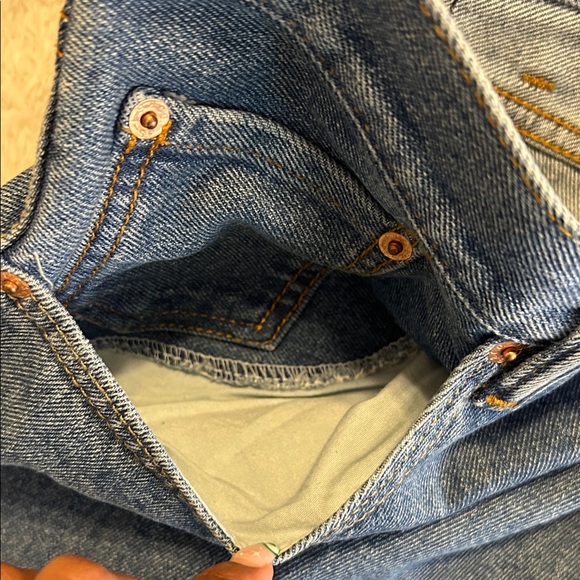 Levi’s 505 Men's Straight Fit Blue Jeans - Picture 8 of 14